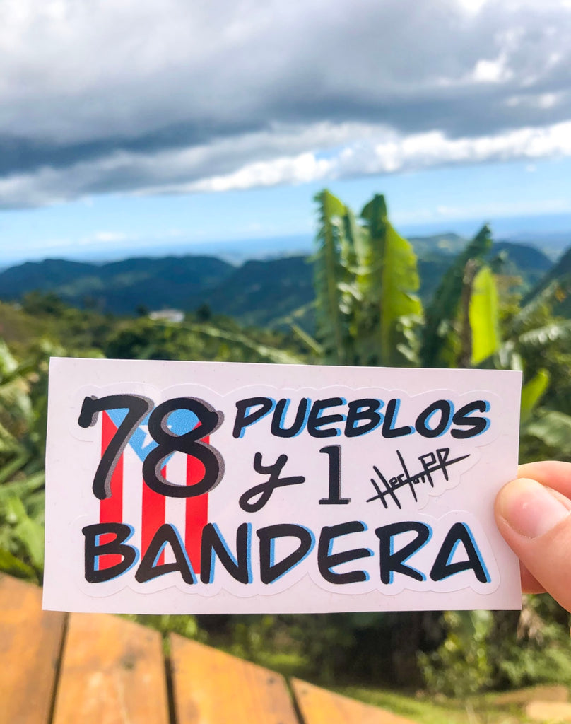Sticker Oficial - 78 pueblos y 1 bandera