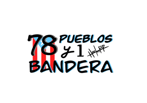 Sticker Oficial - 78 pueblos y 1 bandera